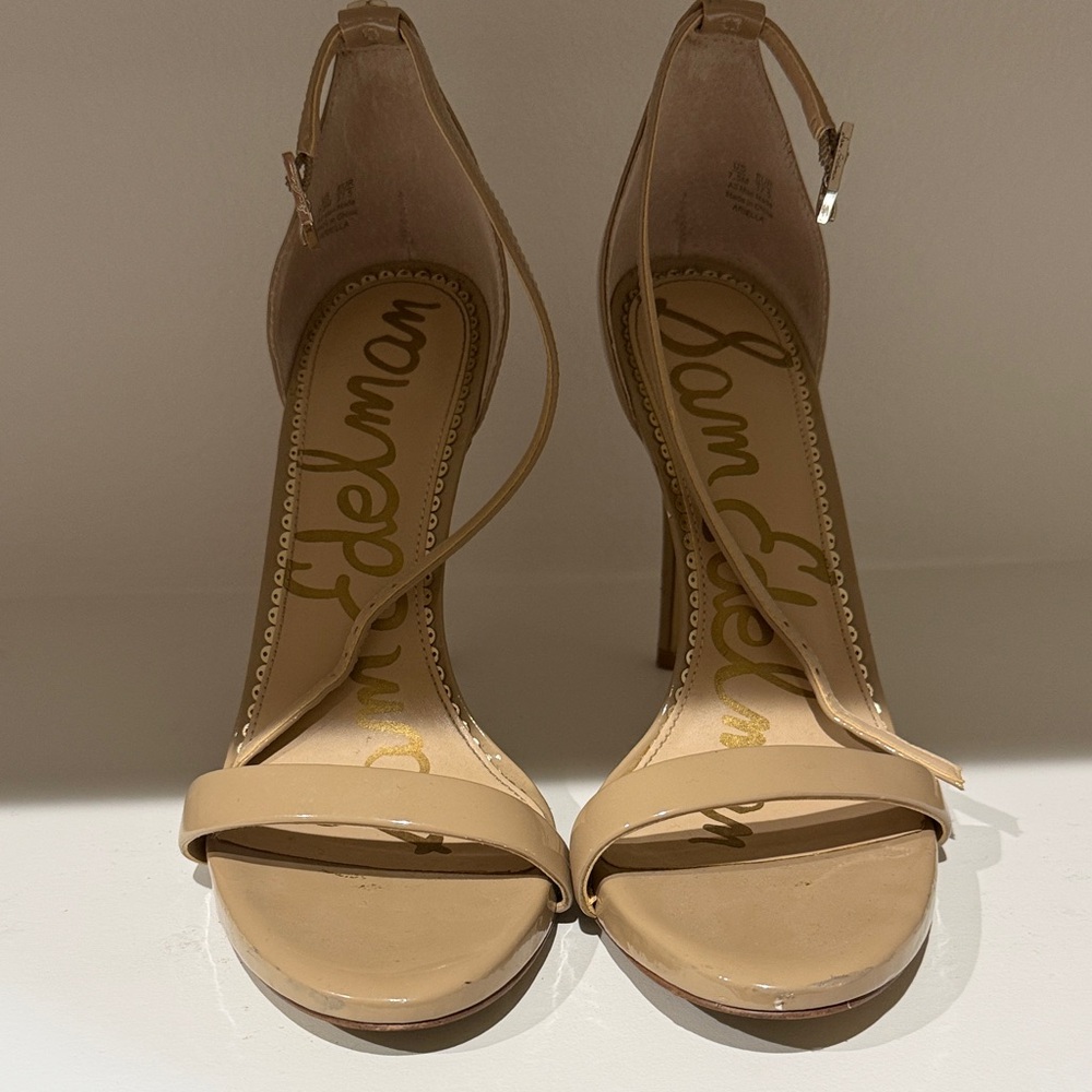 Sam Edelman Nude Strappy Heels